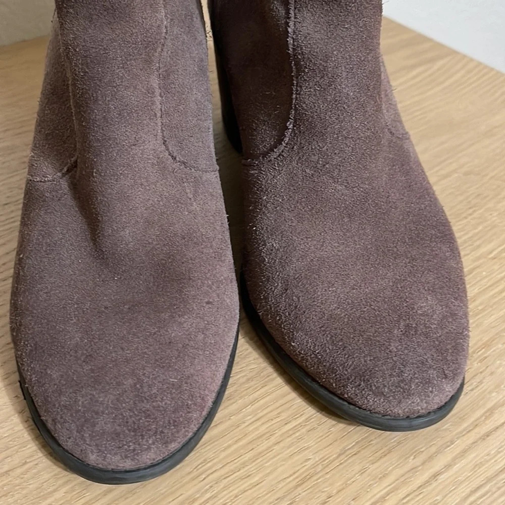 Crown Vintage Brown Suede Ankle Boots Size 7.5 - Picture 7 of 15